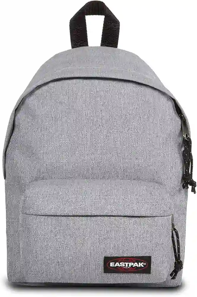 Orbit Sunday Grey compact backpack with front zip pocket