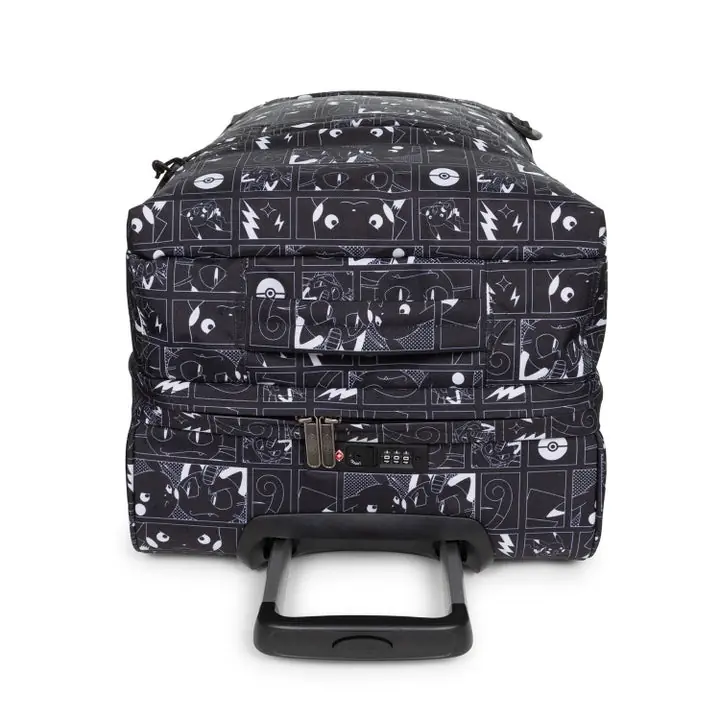 Transit'R L Pokemon Black wheeled suitcase, 121L, softside