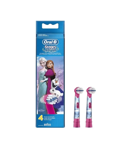 Kids Frozen Replacement Brush Heads, Set of 2, Compatible with Oral-B