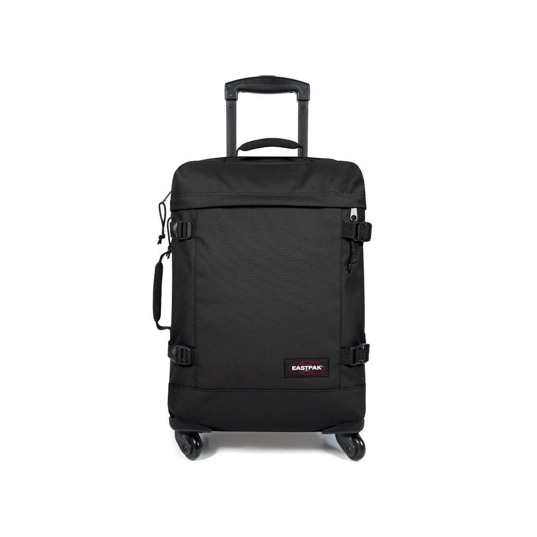 Trans4 S Black suitcase, compact travel luggage, 100% polyester by Eastpak