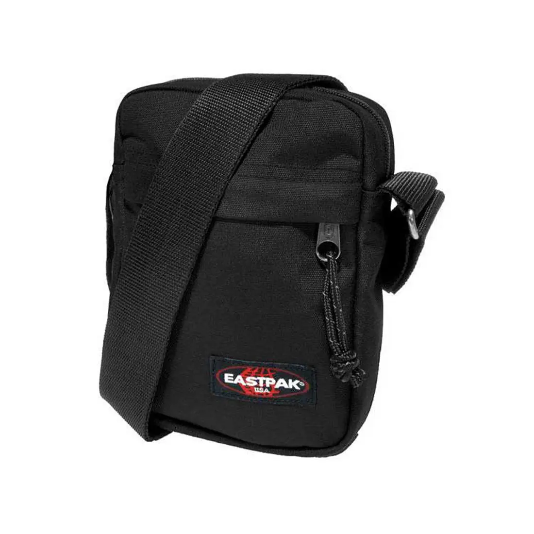 The One black crossbody bag with adjustable strap, eastpak