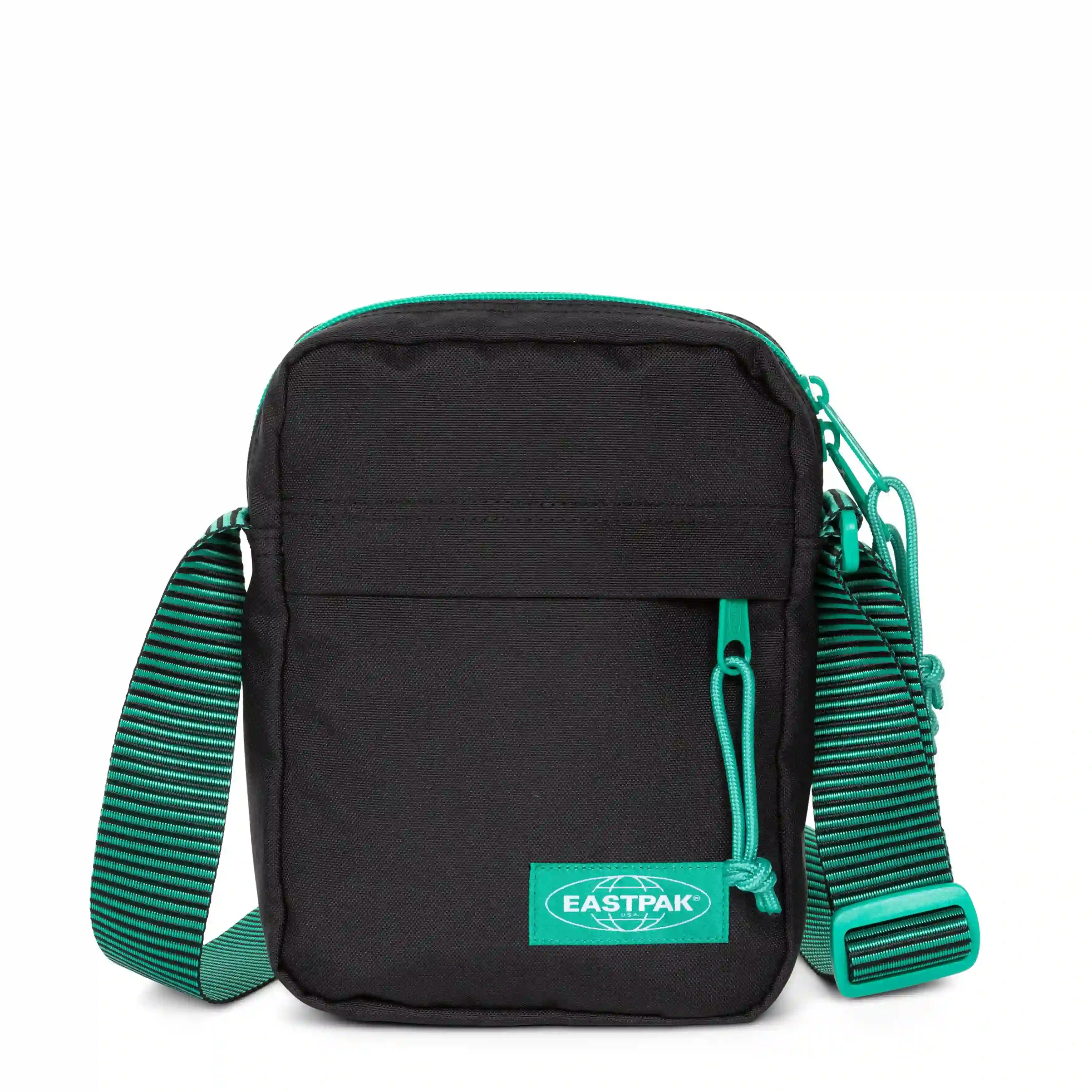 The One Kontrast Stripe Black crossbody bag, eastpak
