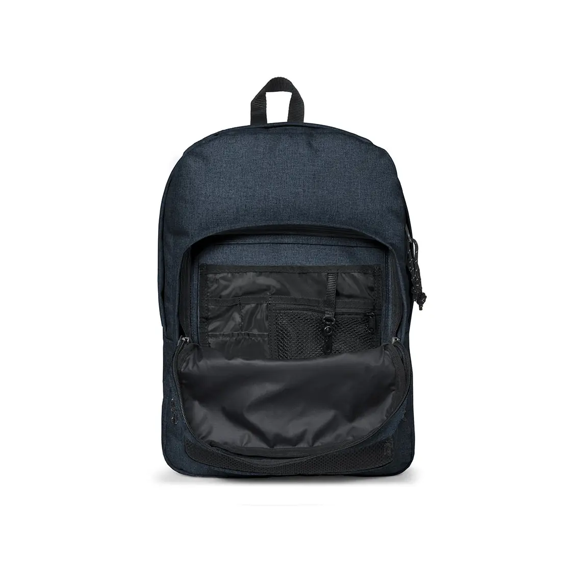 Pinnacle Triple Denim double-compartment backpack with organizer, eastpak