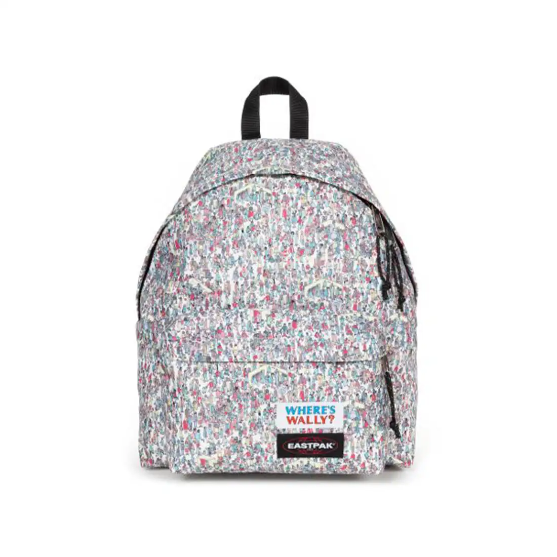 Padded Pak'r backpack with Wally pattern, white, 24L by Eastpak