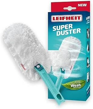 Superduster XL Microfibre Washable Duster for Large Areas, leifheit