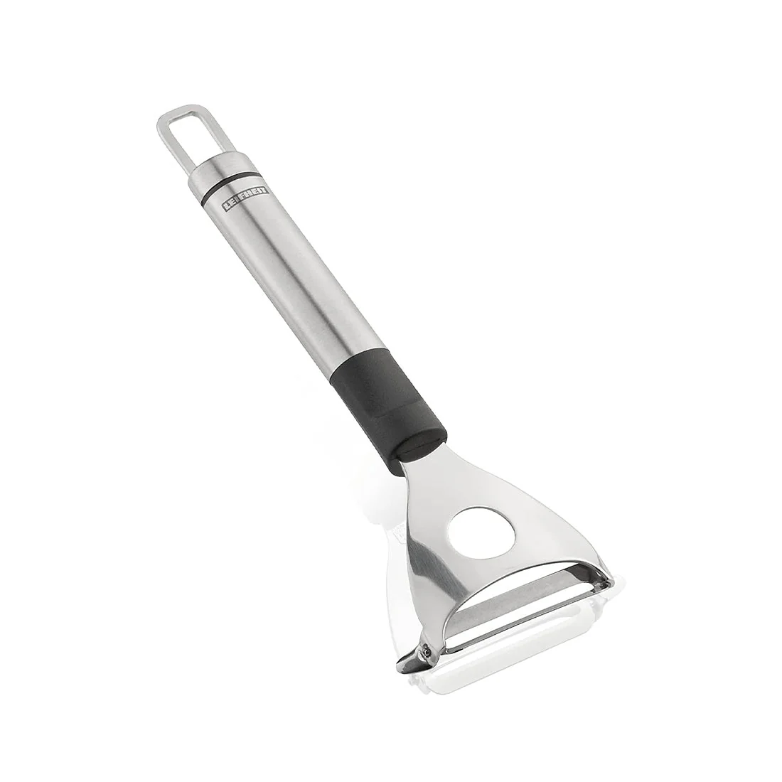 Y-Peeler with Non-Slip Soft Grip Handle, White and Red, leifheit