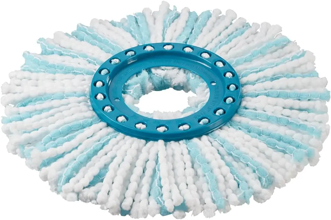 Replacement mop head for Clean Twist Disc Mop, microduo fibers