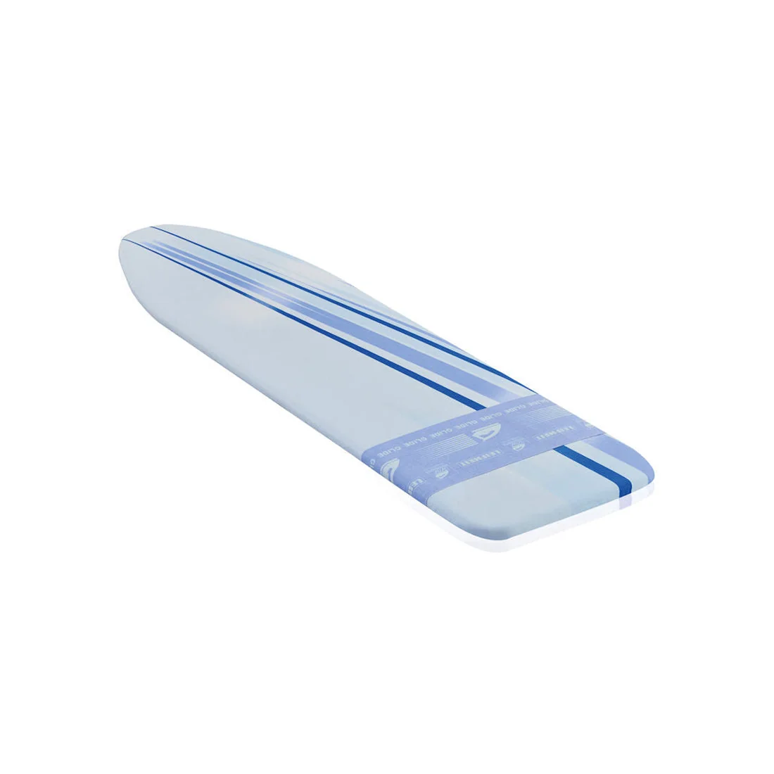 Ironing board cover with thermo reflect, glide, and park zones, universal fit, comfort padding, 140x45cm, leifheit