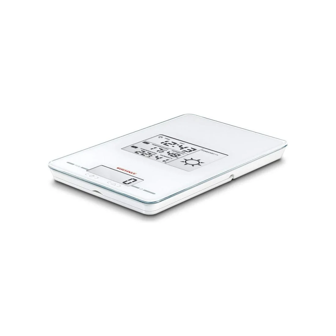 Digital Kitchen Scale with Weather Station, Timer, and Alarm, 5kg - Soehnle