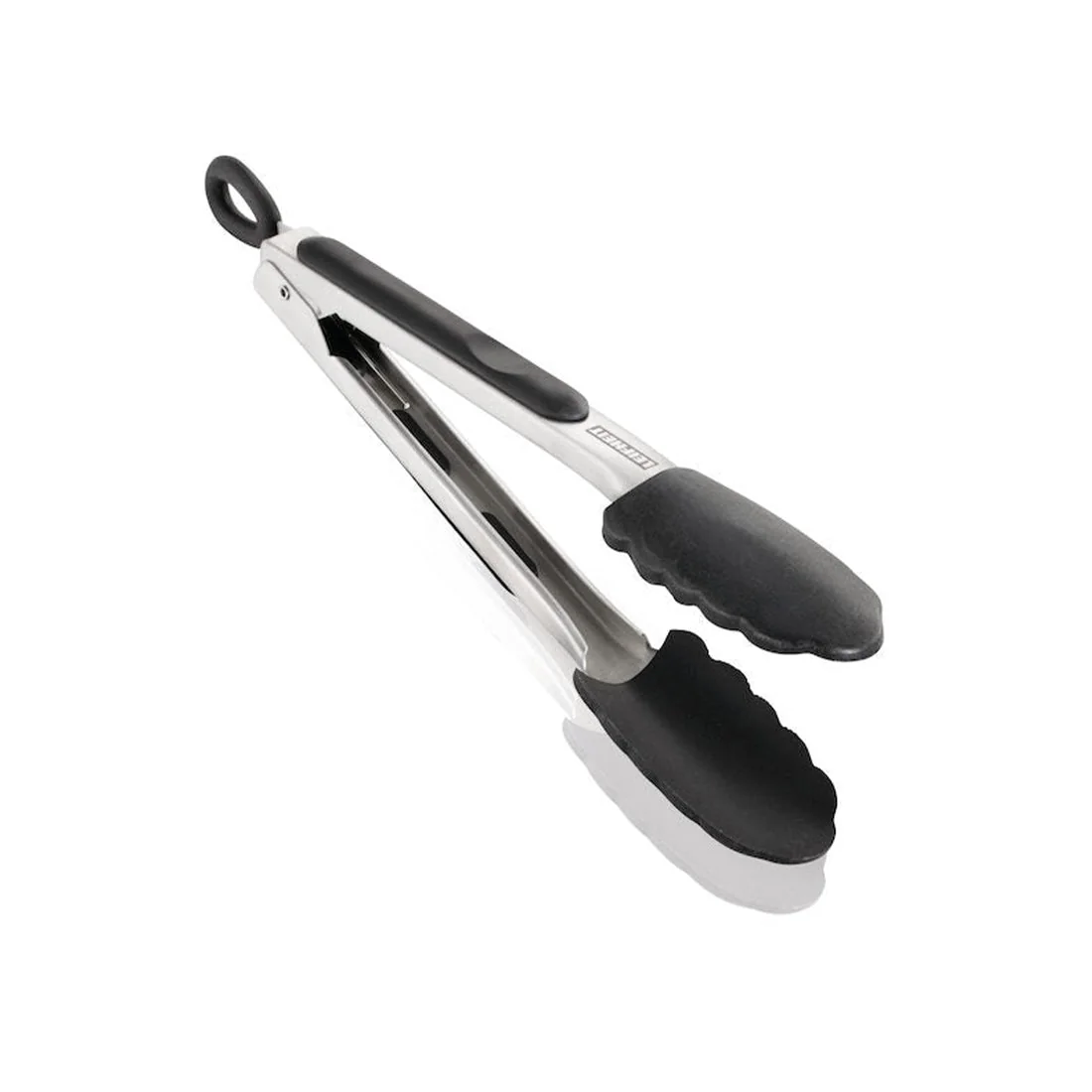 Stainless Steel Kitchen and Barbecue Tongs 23cm with Silicone Grip, leifheit