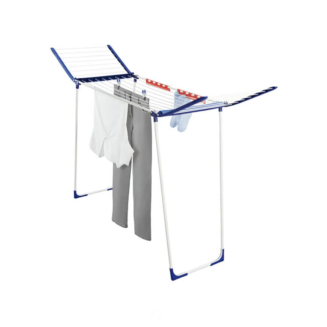 Standing laundry drying rack for XXL clothes, Pegasus 180 Solid Maxx