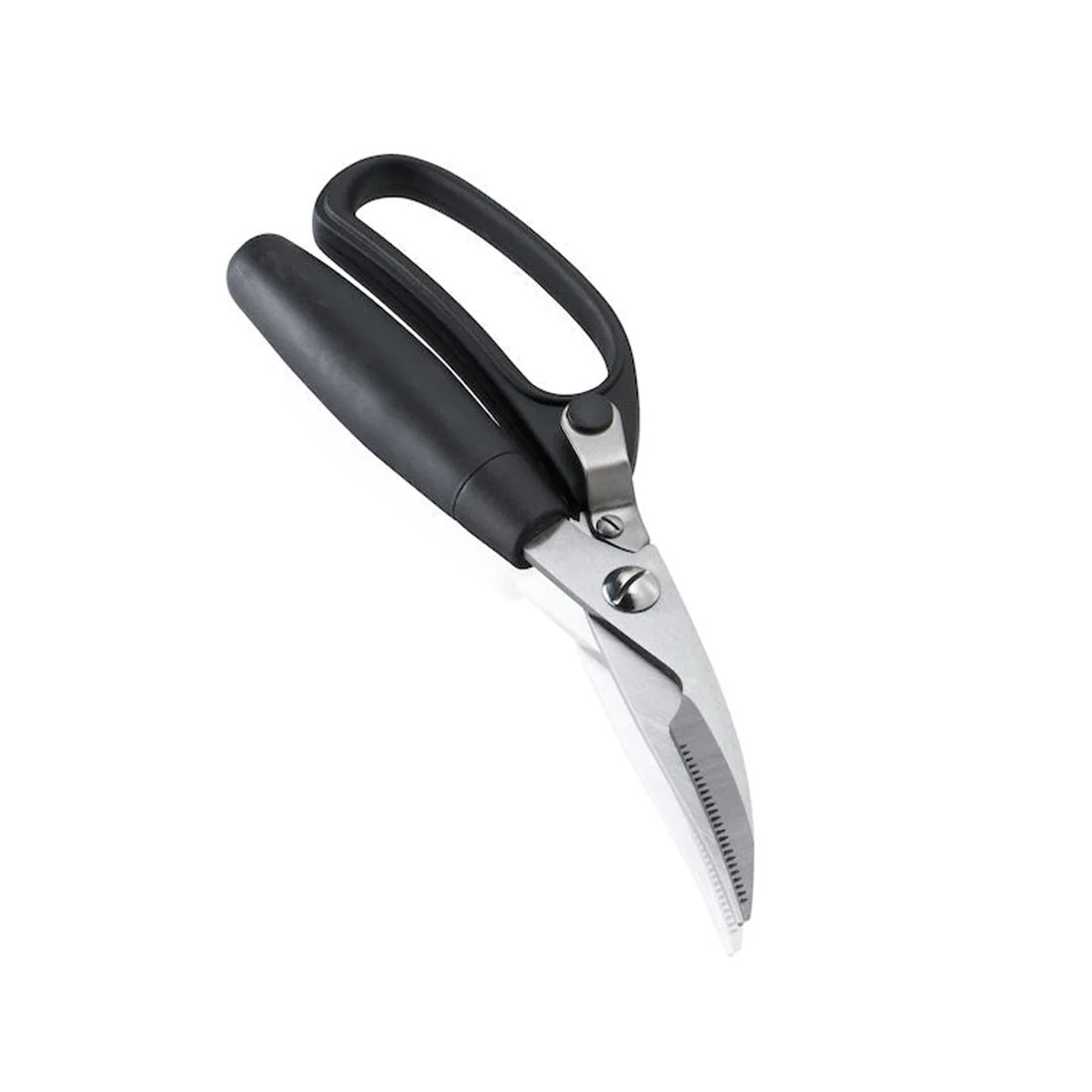 Poultry shears with stainless steel blade and non-slip handle, leifheit