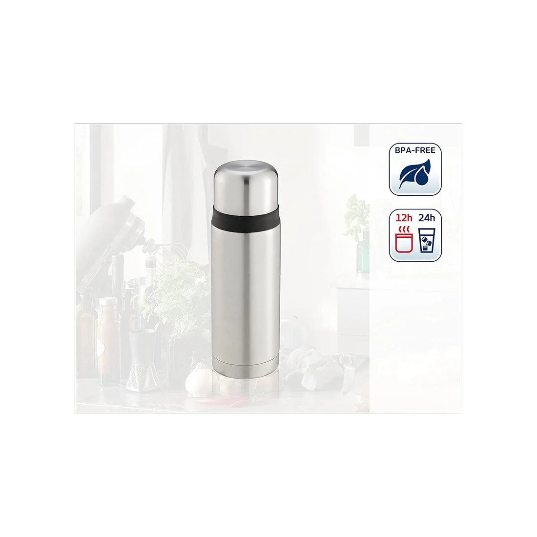 Insulated Stainless Steel Bottle 0.75L Coco, leifheit
