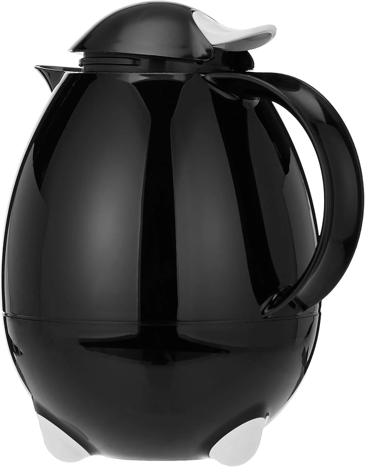 Insulated Vacuum Jug Columbus 1L Black, Easy One-Hand Pouring, Leifheit