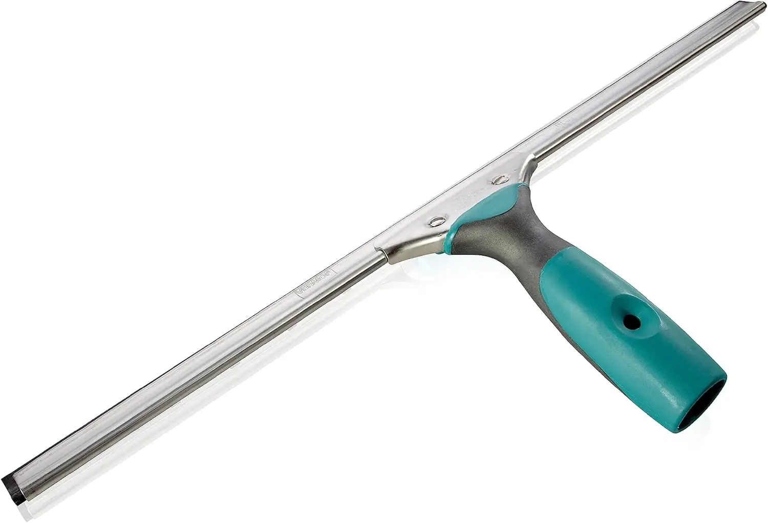 Professional Window Squeegee 45cm with Ergonomic Rubber Handle, Leifheit