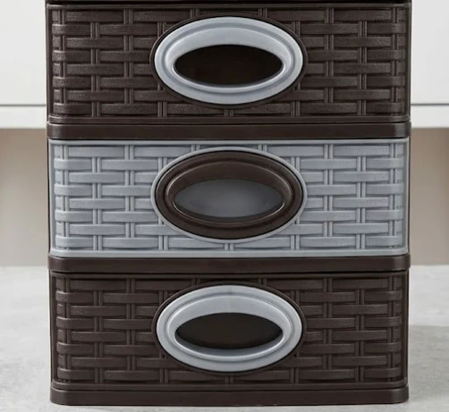 3-Drawer Plastic Storage Organizer â€“ Compact Multi-Purpose Organizer