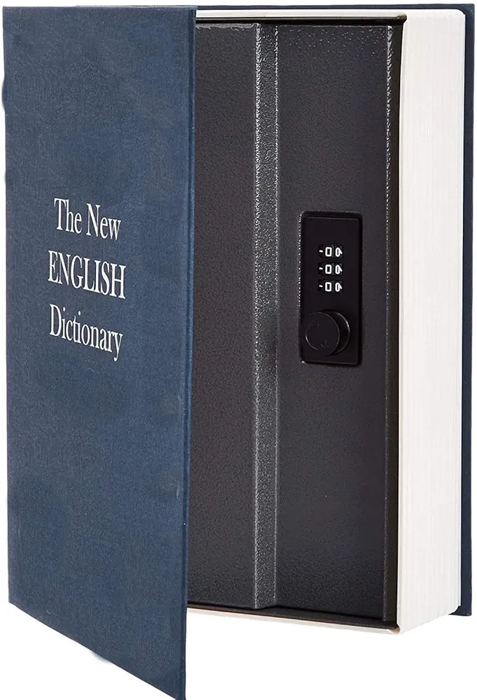 Hidden Secret Book Safe Vault Box Jewelry Locker