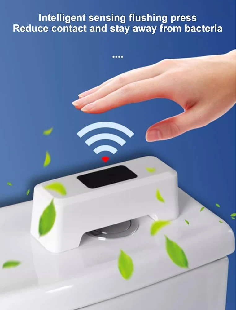 Rechargeable Motion Sensor Automatic Touchless Toilet Flush Aid