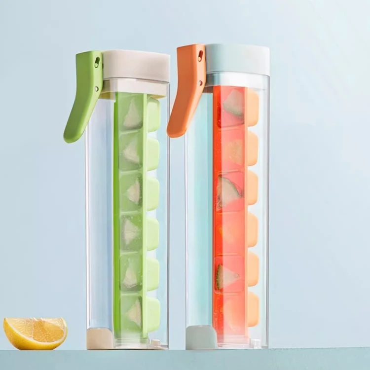 Single Hand Use Ice Tray Soft PP Materials Ice Maker for Quick Ice Removal for Kitchens and Picnics