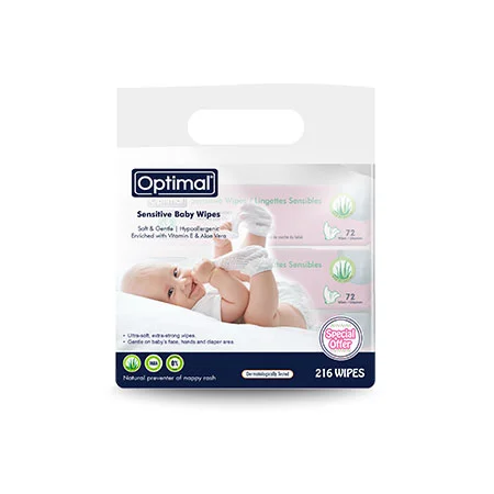 Optimal Baby Wipes -Pack Of 3