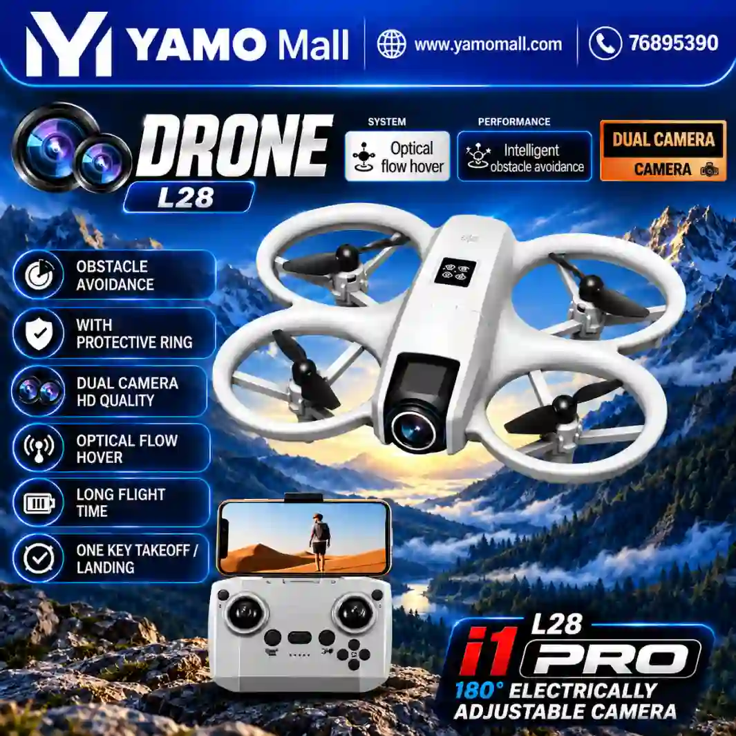 L28 i1 Pro Dual-Camera Drone with Protective Propeller Rings