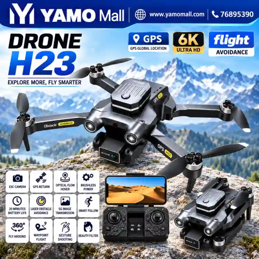 H23 Foldable GPS Camera Drone with Brushless Motors