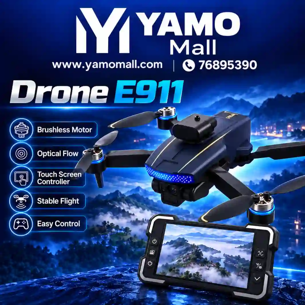E911 Camera Drone with Touchscreen Controller and Brushless Motors